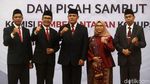 Momen Firli Bahuri dan Agus Rahardjo Salam Komando