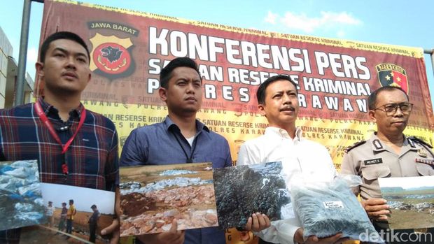 Lumpur Beracun yang Dikubur di Karawang Milik Pabrik Tekstil Area Bandung