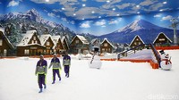 Trans Snow World Bintaro merupakan taman rekreasi indoor dengan salju buatan terbesar di Indonesia  (Grandyos Zafna/detikcom)