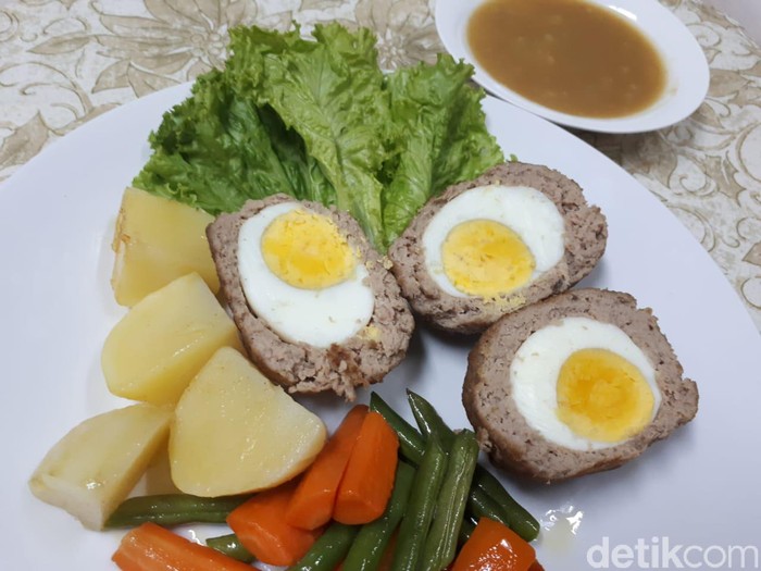  Resep  Scotch Egg Bistik Telur  Gaya Inggris  yang Mudah Dibuat