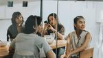 Main di NKCTHI, Begini Gaya Manis Rachel Amanda Saat Makan Bareng Teman-teman