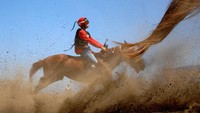 Pacuan kuda yang rutin dilaksanakan setiap tahun dengan mempertandingkan kelas pemula dan open race tersebut juga menjadi ajang bertemunya para joki dari berbagai wilayah di Indonesia.