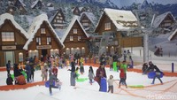 Trans Snow World juga bisa jadi pilihan traveler kalau mau merasakan bermain di salju yang lembut. Berbagai wahana juga tersedia di sini, ada ski, seluncur, chairlift dan masih banyak lagi. (Agung Pambudhy/detikcom)