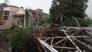 Foto-foto Menara Pemancar yang Roboh di Radio Dalam