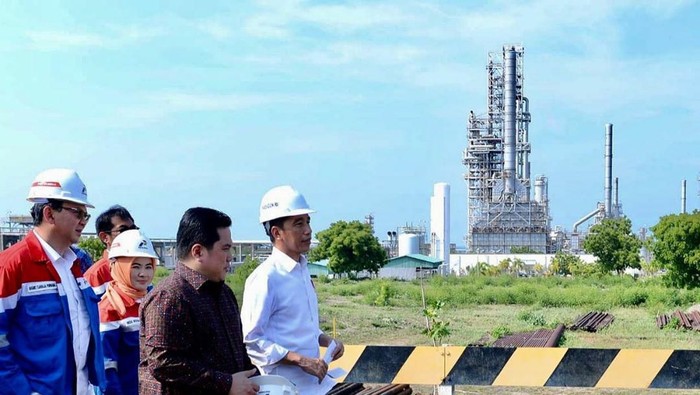 Jokowi dan Ahok di Kilang TPPI