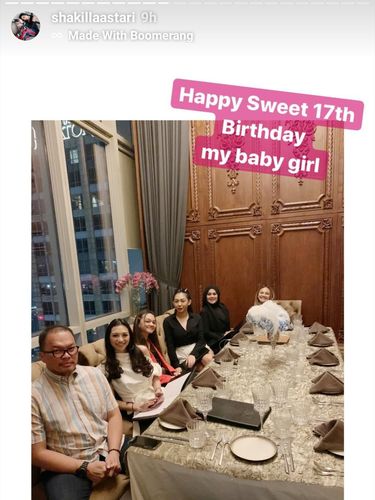 Lengkap Sudah Kebahagiaan Shafa, Sarita dan Faisal Harris Duduk Semeja