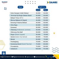 Tarif Baru DAMRI