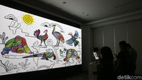 Begini penampakan salah satu instalasi seni di pameran Wave of Tomorrow.
