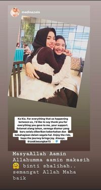 Medina Zein Ucapkan Ultah ke Zaskia Sungkar, Sudah Baikan?