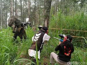 Foto: Di Gunung Lawu, Bisa Ketemu Dinosaurus di Hutan Pinus