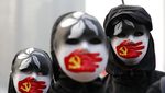 Melihat Lagi Aksi Bela Uighur di Hong Kong