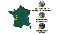 Ada 3 Kastil Prancis yang dilestarikan oleh Dartagans, yaitu Chateau of La Mothe Chandeniers, Chateau Of Lebaupinay dan Chateau of Vibrac. Sejauh ini sudah ada kemajuan yang signifikan pada pemulihan Ebaupinay dan Mothe Chandeniers. Keduanya baru-baru ini telah dibuka untuk publik (Dartagnans/CNN)