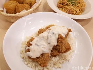 AyamAyaman: Gurih Creamy Butter Rice dengan Topping Chicken Katsu