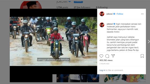 Jokowi di Perbatasan RI-Malaysia