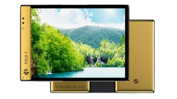 Escobar Fold 1 menggunakan Android 9.0 dengan otak Octa-core 2,8 GHz. Ponsel ini ditenagai dapur pacu Qualcomm Snapdragon 8. Baterai Escobar Fold 1 punya daya tampung 4.000 mAh. (escobarinc.com)