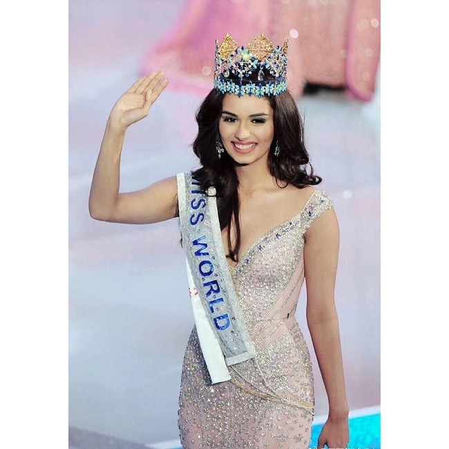 Manushi Chillar dari India memenangkan kontes kecantikan Miss World 2017. Ia menjadi yang pertama sejak Priyanka Chopra memenangi Miss World 2000. Foto: Instagram