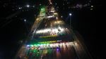 Suasana Arus Kendaraan di GT Cikampek Lancar