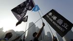 Melihat Lagi Aksi Bela Uighur di Hong Kong
