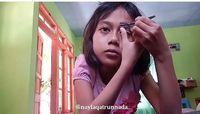 Jago Make Up Pakai Sendok, Garpu dan Centong, Aksi Bocah Ini Bikin Ngakak