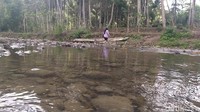 Kalau hujan deras mengguyur wilayah itu beberapa jam, air sungai bisa meluap hingga ketinggian lima meter.