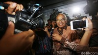 Amien Sunaryadi mendatangi Kementerian BUMN untuk ditunjuk menjadi Komisaris Utama PT PLN (Persero).