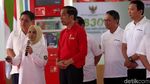 Pakai Merah-Putih, Jokowi-Ahok Resmikan Peluncuran B30