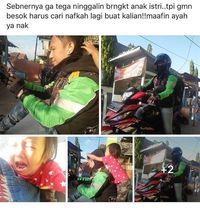 5 Kisah Haru Perjuangan Driver Ojol Demi Hidupi Keluarga Bikin Terenyuh