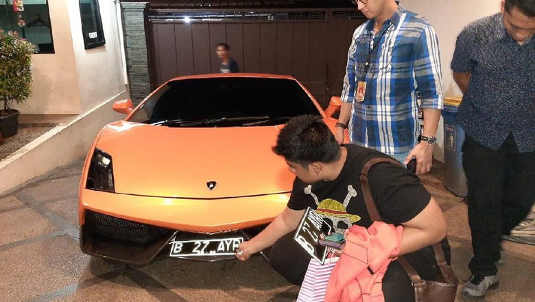 Koboi Lamborghini Foto: Dok. Polres Jakarta Selatan