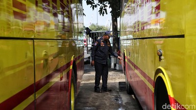 Dishub Cek Kesiapan Bus Angkutan Libur Natal-Tahun Baru
