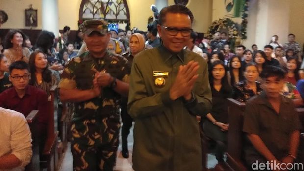Pantau Perayaan Natal di Makassar, Gubernur Sulsel: Mari Jaga Perdamaian