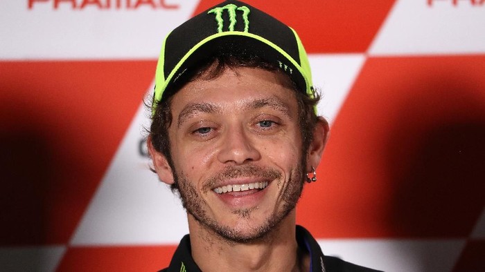 PHILLIP ISLAND, AUSTRALIA - OCTOBER 24: Valentino Rossi of Italy and rider of the #46 Yamaha Factory Racing Yamaha is seen during a press conference ahead of the 2019 MotoGP of Australia at Phillip Island Grand Prix Circuit on October 24, 2019 in Phillip Island, Australia. (Photo by Robert Cianflone/Getty Images)