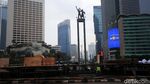 Panggung untuk Perayaan Malam Tahun Baru Mulai Dibangun