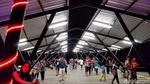 Lagi Hits! Pantai Pangandaran Kini Punya Air Mancur Warna-warni