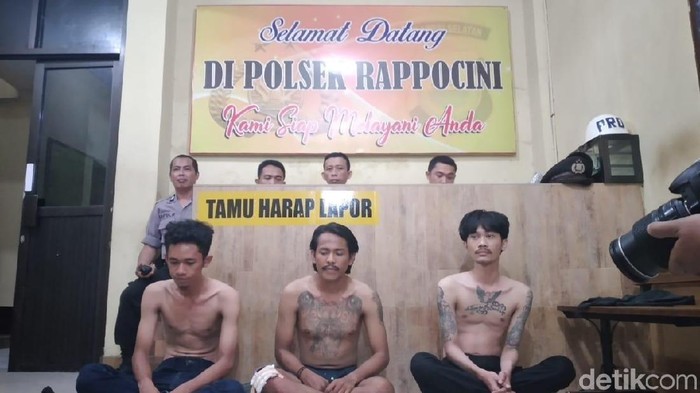 3 Penyerang Karyawan Toko di Makassar Ditangkap