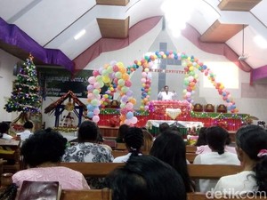Pascagempa, Ibadah Misa Natal di Sigi Berjalan Lancar-Khidmat