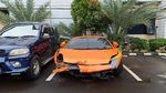 Penampakan Lamborghini Penodong Pelajar yang Kini Ringsek Parah