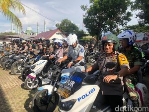 Pastikan Keamanan Natal, Kapolda Sulbar Patroli Naik Motor
