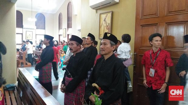 Misa Natal di Gereja Kampung Sawah.