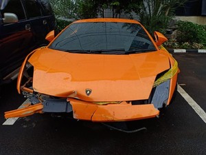 Parah! Lamborghini si Koboi Jalanan, Pakai Nopol Palsu