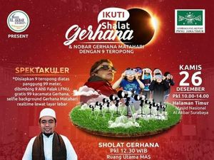 Masjid Al Akbar Surabaya akan Gelar Nobar Gerhana Matahari Cincin