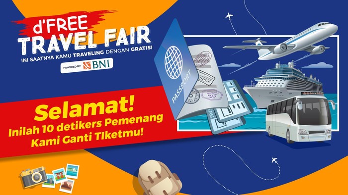 Selamat! Inilah 10 detikers Pemenang Kami Ganti Tiketmu!