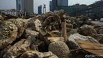 Penampakan Terkini Panggung Pesta Tahun Baru di Bundaran HI