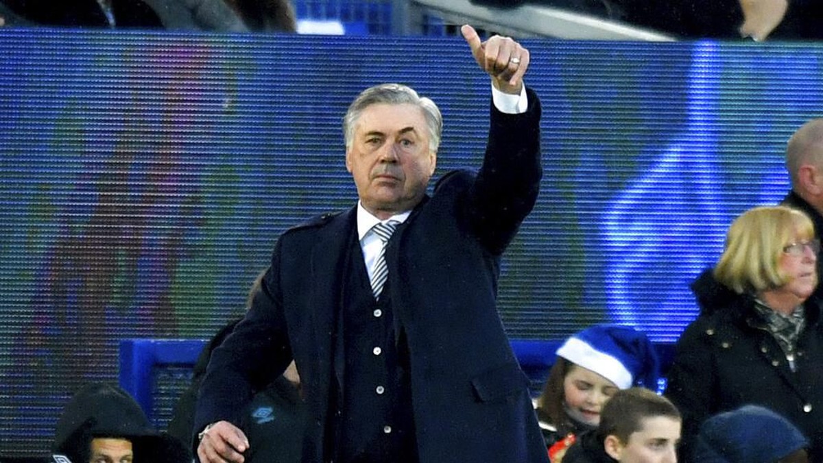 Carlo Ancelotti bak hak istimewa yang didapatkan Everton. (Foto: Anthony Devlin/PA via AP)