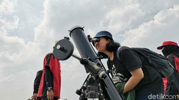 Pusat Peragaan Iptek TMII, menjadi salah satu tempat menyaksikan fenomena Gerhana Matahari Cincin pada Kamis 26 Desember 2019 (detikINET/Aisyah Kamaliah)