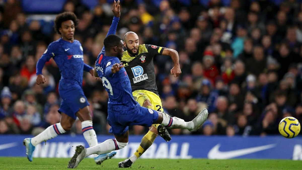 Chelsea dipecundangi Southampton 0-2. (Foto: Steve Bardens/Getty Images)