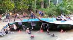 Bangkai Bus Sriwijaya Mulai Dievakuasi