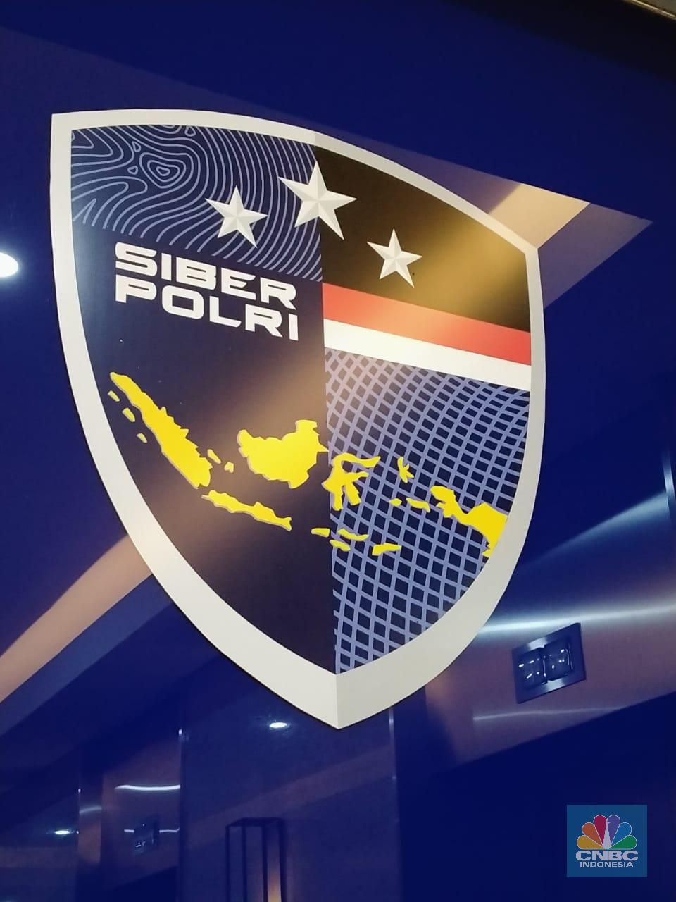 Siber Polri (CNBC Indonesia/Herdaru Purnomo)