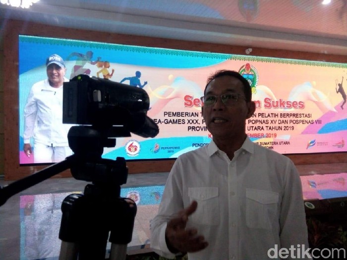 Ketua DPD Gerindra Sumut, Gus Irawan Pasaribu (Arfah-detikcom)