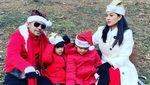 7 Potret Seru Keluarga Artis Rayakan Natal