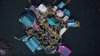 Seiring berjalannya waktu, banyak tumbuh-tumbuhan yang mengelilingi rumah. Mengesankan rumah ini seperti sebuah pulau (YouTube/FLORB)